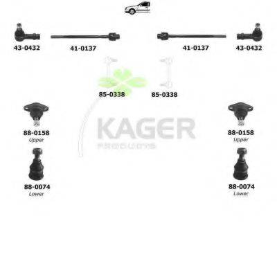 KAGER 800629 Підвіска колеса