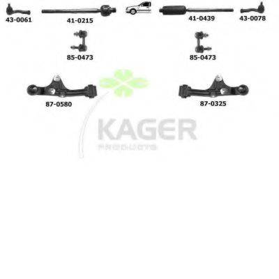 KAGER 800653 Підвіска колеса