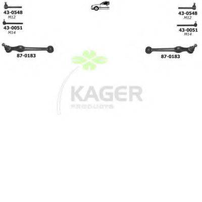 KAGER 800819 Підвіска колеса