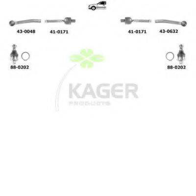 KAGER 801127 Підвіска колеса