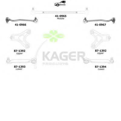 KAGER 801149 Підвіска колеса