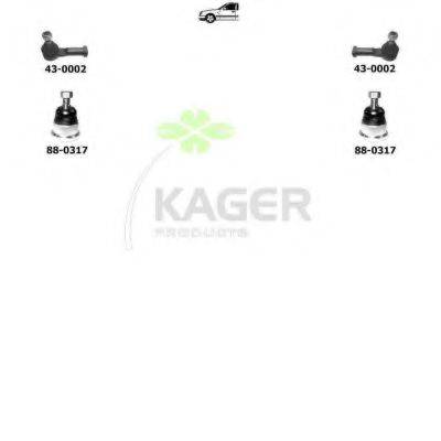 KAGER 801168 Підвіска колеса
