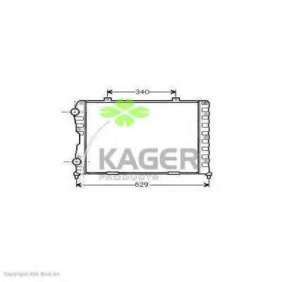 KAGER 310067 Радіатор, охолодження двигуна