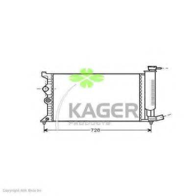 KAGER 310169 Радіатор, охолодження двигуна