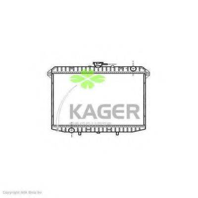 KAGER 310259 Радіатор, охолодження двигуна