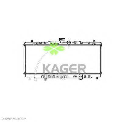 KAGER 310482 Радіатор, охолодження двигуна