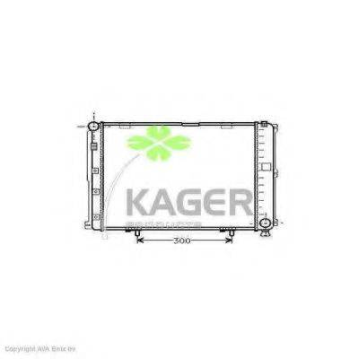 KAGER 310582 Радіатор, охолодження двигуна