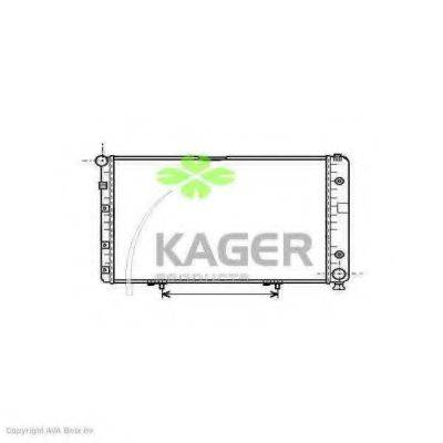 KAGER 310598 Радіатор, охолодження двигуна