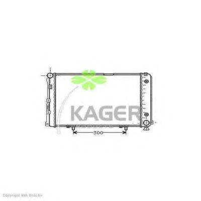 KAGER 310602 Радіатор, охолодження двигуна
