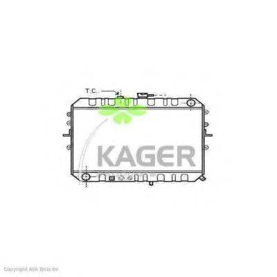KAGER 310705 Радіатор, охолодження двигуна