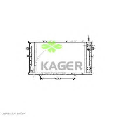 KAGER 310943 Радіатор, охолодження двигуна