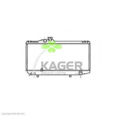 KAGER 311075 Радіатор, охолодження двигуна
