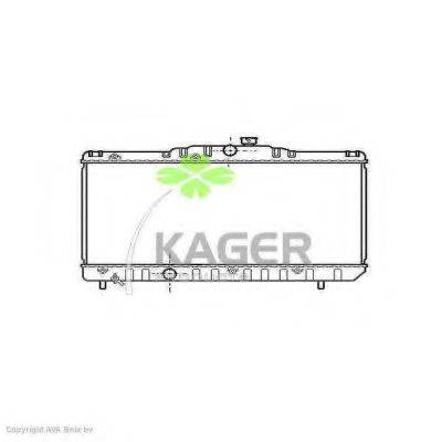 KAGER 311081 Радіатор, охолодження двигуна