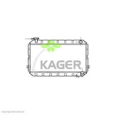 KAGER 311110 Радіатор, охолодження двигуна