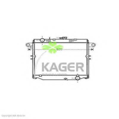 KAGER 312540 Радіатор, охолодження двигуна