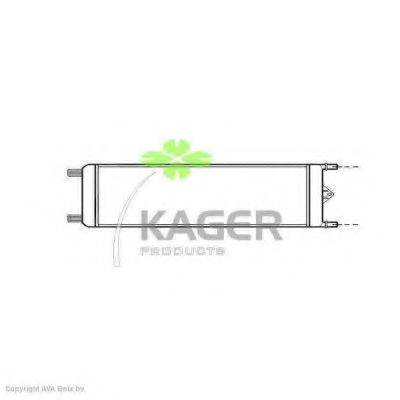 KAGER 313608 Радіатор, охолодження двигуна