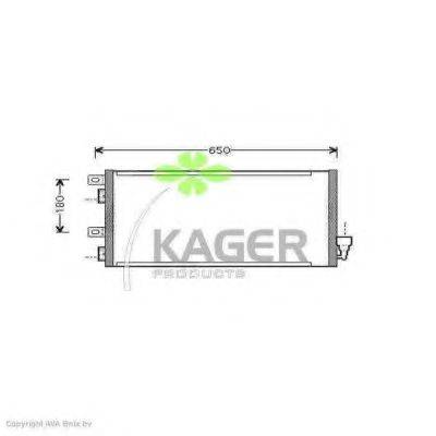 KAGER 945052 Конденсатор, кондиціонер