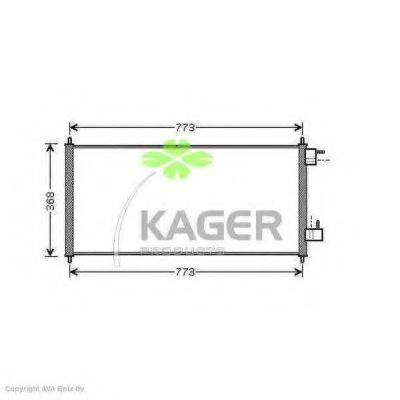 KAGER 945119 Конденсатор, кондиціонер