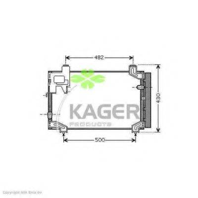 KAGER 945860 Конденсатор, кондиціонер