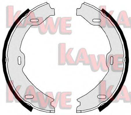 KAWE 08879 Комплект гальмівних колодок, стоянкова гальмівна система