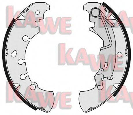 KAWE 09120 Комплект гальмівних колодок