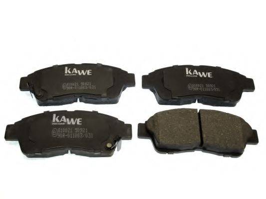 KAWE 810021 Комплект гальмівних колодок, дискове гальмо