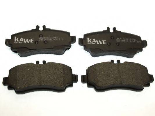KAWE 810036 Комплект гальмівних колодок, дискове гальмо