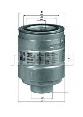 MAHLE ORIGINAL KC56 Паливний фільтр
