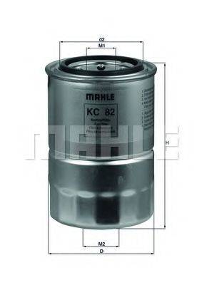 MAHLE ORIGINAL KC82D Паливний фільтр