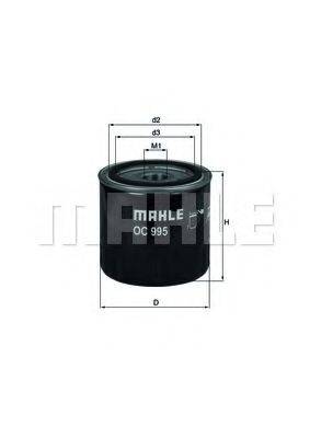 MAHLE ORIGINAL OC995 Масляний фільтр