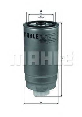 MAHLE ORIGINAL KC182 Паливний фільтр