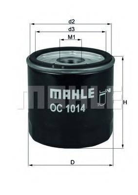 MAHLE ORIGINAL OC1014 Масляний фільтр