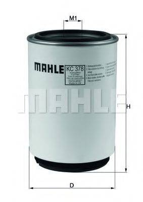 MAHLE ORIGINAL KC378D Паливний фільтр