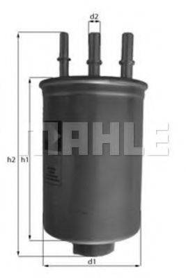 MAHLE ORIGINAL KL511 Паливний фільтр