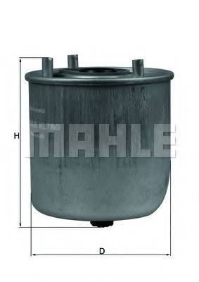 MAHLE ORIGINAL KL780 Паливний фільтр