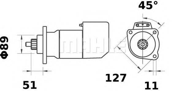 MAHLE ORIGINAL MS 553