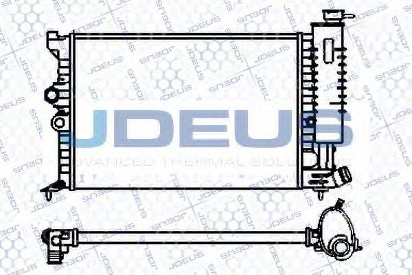 JDEUS 007V18 Радіатор, охолодження двигуна