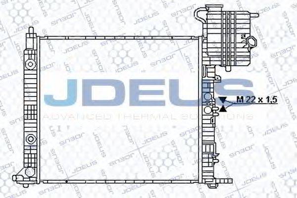 JDEUS 017B26 Радіатор, охолодження двигуна