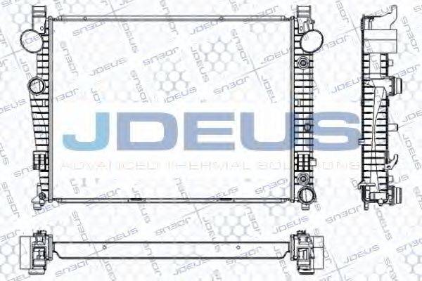 JDEUS RA0170700 Радіатор, охолодження двигуна
