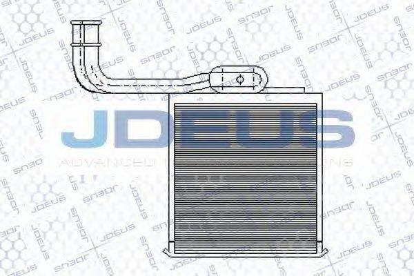 JDEUS 242M01 Теплообмінник, опалення салону