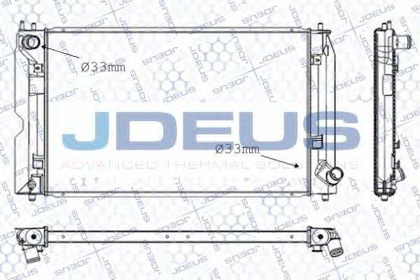 JDEUS RA0280190 Радіатор, охолодження двигуна