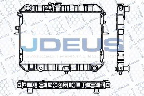 JDEUS RA0160130 Радіатор, охолодження двигуна