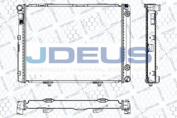 JDEUS RA0170120 Радіатор, охолодження двигуна