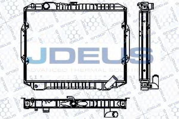 JDEUS RA0180080 Радіатор, охолодження двигуна