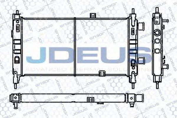 JDEUS RA0200390 Радіатор, охолодження двигуна