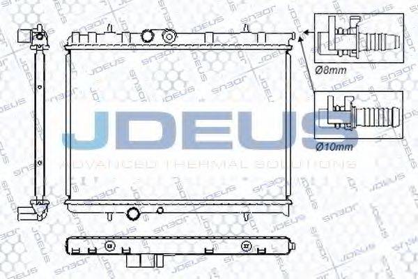 JDEUS RA0210321 Радіатор, охолодження двигуна