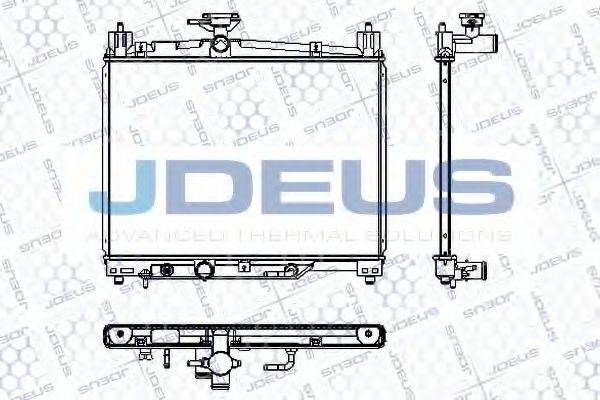 JDEUS RA0280080 Радіатор, охолодження двигуна