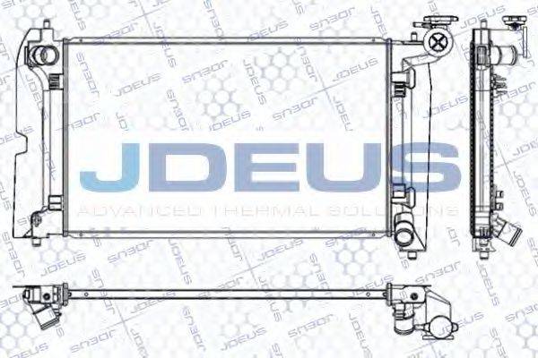 JDEUS RA0280090 Радіатор, охолодження двигуна