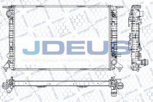JDEUS RA0010500 Радіатор, охолодження двигуна