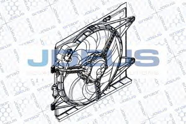 JDEUS EV8B0210 Вентилятор, охолодження двигуна